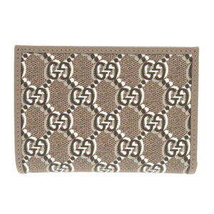 Gucci GG Shadow Black Wallet Brown Leather Bifold